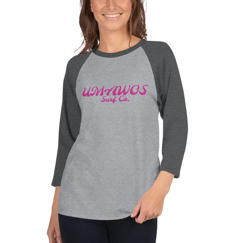 UMAWOS Sports Tee 3/4 sleeve raglan shirt